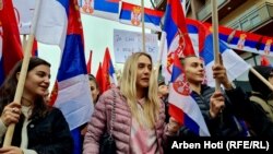 Pamje tjetër nga protesta e 6 nëntorit në veri.