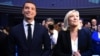 Jordan Bardella i Marine Le Pen, čelnici krajnje desničarske stranke Nacionalno okupljanje 