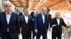 (Sleva na desno) Kazahstanski predsednik Kasim Žomart Tokajev, predsednik Kirgizije Sadir Žaparov, predsednik Turske Redžep Tajip Erdoan i predsednik Uzbekistana Šavkat Mirzijojev u Samarkandu 11. novembra 2022.