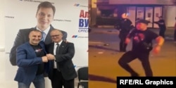 Në një fotografi të publikuar në Instagram, Stojan Knezheviq (majtas) shihet së bashku me Goran Vesiqin, ish ministrin për Ndërtim.