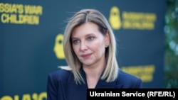 Олена Зеленска во Рига, 1 февруари 2024 година.