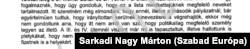 A Schadl-ügy nyomozati iratának részlete