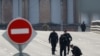 Руските безбедносни сили на местото на последниот напад со дрон во Москва, 24 јули