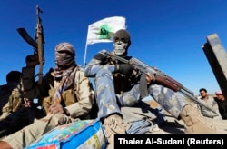 Luftëtarët e milicisë të mbështetur nga Irani në Irak.Fotografi nga arkivi.
