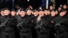 Припадници на Специјалната полиција на Република Српска на парада за време на одбележувањето на неуставниот ден на РС, Бања Лука, 9 јануари 2024 г.