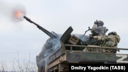 Ushtarë të një brigade të ushtrisë ruse në rajonin e Donjeckut. 3 janar 2024. 