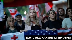 Protestë në Tbilisi kundër Ligjit për "agjentët e huaj". Fotografi ilustruese nga arkivi. 