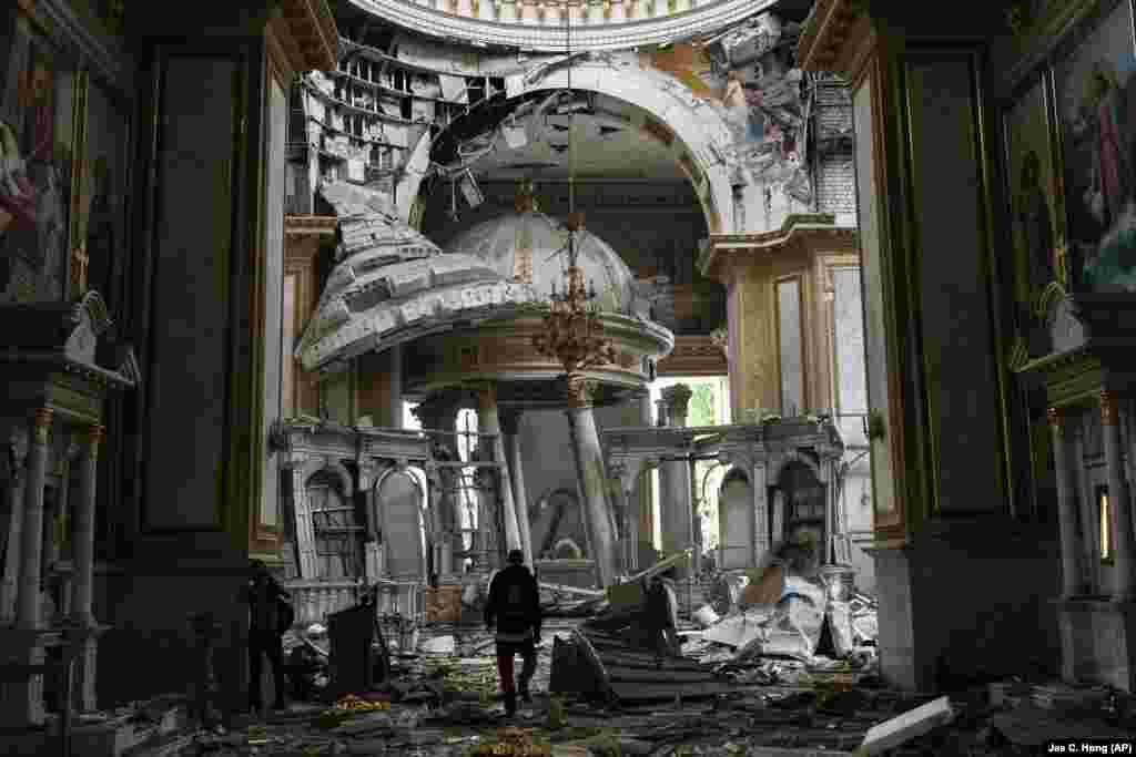 Odesa a fost bombardată de mai multe ori de la începutul invaziei ruse, iar în ianuarie UNESCO a desemnat centrul istoric al orașului drept sit al Patrimoniului Mondial în pericol..