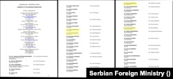 Izvodi iz akreditovane liste ruskih diplomata u Srbiji, mart 2023.