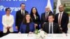 Ceremonia e nënshkrimit të hyrjes në fuqi të marrëveshjes mes MCC-së dhe Qeverisë së Kosovës për programin kompakt. 