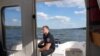 Moldova, Environmental inspector in a raid on the Nistru River