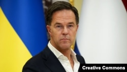 Nizozemski premijer Mark Rutte u Kijevu, 17. februara 2023.