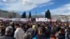 Протест пред грчкиот Парламент во Атина поради железничката несреќа во која загинаа 57 луѓе.