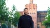 Președintele Ucrainei, Volodimir Zelenski, adresând un mesaj de Ziua Apărătorilor Ucrainei în Kiev, 2023