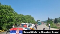 Blokada na graničnom prelazu Merdare