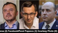 Ligjvënësit rumunë dhe anëtarët e IPAC-ut, Catalin Tenit (majtas), Pavel Popesku (në mes) dhe Alexandru Muraru.