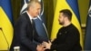 Йенс Столтенберг и Володимир Зеленски в Киев