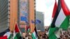 Criza din Orientul Mijlociu are reverberații și în unele țări europene: mii de oameni au demonstrat la Bruxelles duminică, 22 octombrie, pentru o încetare a focului în conflictul dintre Israel și Hamas. 