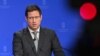 Gulyás Gergely Miniszterelnökséget vezető miniszter a Kormányinfón 2023. március 9-én