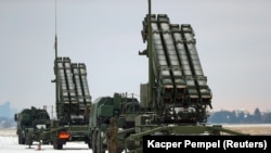 Sistemet Patriot të fotografuara në Poloni.