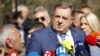 Milorad Dodik, predsjednik RS, ispred Suda BiH, 16. 10. 2023.