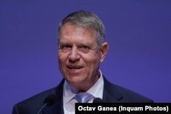 Klaus Iohannis hivatalban lévő elnök