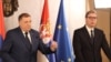 Milorad Dodik dhe Aleksandar Vuçiq, Beograd, 14 prill 2023.