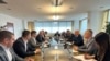 Sastanak ministra energetike i rudarstva Republike Srpske Petra Đokića sa predstavnicima uprave Elektroprivrede RS i termoelektrane Ugljevik, Banjaluka, 14. februar 2024.