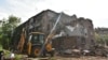 Ukraine -- Destruction in Kharkiv as a result of the Russian strike, 31May2024