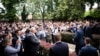 Orbán Viktor erdélyi villámlátogatáson Nagyszalontán 2024. június 3-án