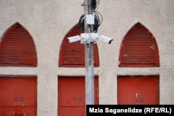 A Hikvision kamerái egy tbiliszi kereszteződésben