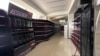 Un magazin din Stepanakert, capitala Nagorno-Karabah, unde blocada a provocat criza de alimente, medicamente și energie.