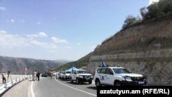 Заглавениот конвој со хуманитарна помош во Нагорно Карабах
