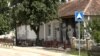 SERBIA - DUBONA VILLAGE - THREE YOUNG PEOPLE KILLED IN A MASS SHOOTING PAINTED ON THE WALL OF SCHOOL WHERE THEY WERE KILLED