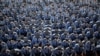 Pjesëtarë të Policisë së Kosovës gjatë një ceremonie diplomimi, Prishtinë 2023 - Fotografi ilustruese.