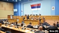Asambleja Kombëtare e entitetit serb të Bosnje e Hercegovinës, Republikës Sërpska, në Banja Llukë. (Fotografi nga arkivi)