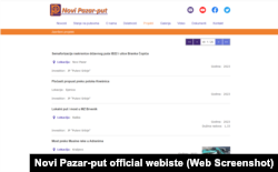 Ndër projektet e përfunduara, siç i përshkruan kompania “Novi Pazar-put” në ueb-faqen e saj, janë rrugët në Sjenicë, Rashkë, Kralevë.