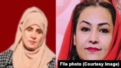 ژولیا پارسی و ندا پروانی دو تن از زنان معترض که گفته میشود در کابل به وسیله طالبان بازداشت شده اند