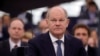 Kancelari gjerman, Olaf Scholz, në Parlamentin Evropian, 9 maj 2023.