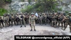 «Վագներն» ու դրա ղեկավար Եվգենի Պրիգոժինը Բախմուտում, մայիս, 2023թ․