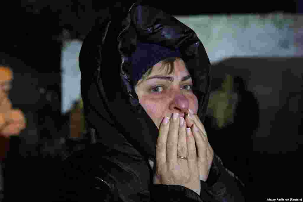 Lacrimi și durere în timpul evacuării de urgență