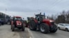 Protestul fermierilor de la sfârșitul lunii noiembrie din Piața Marii Adunări Naționale. 