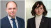 Colaj. Primarul Municipiului Chișinău, Ion Ceban și șefa Procuraturii Anticorupție, Veronica Dragalin.