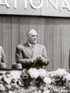 Romania - Nicolae Ceaușescu and Gheorghiu-Dej celebrating the 1st of May 1960