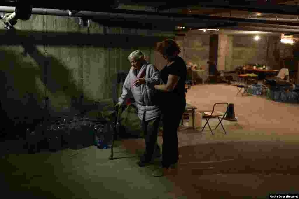 Natalya&#39;s home was in one of the most heavily bombarded areas of Kharkiv, and she believed her mother would be safer staying in the suburb where she lived. She arranged for neighbors to bring food to Nikolaevna and check in on her. One night though, a neighbor called to say there had been an explosion nearby and the power had been cut. Natalya&nbsp;managed to reach her mother, who was in tears as she dressed herself in her pitch-black apartment. Fedor found a taxi driver willing to cross the besieged city to retrieve Nikolaevna and the few belongings they could grab. &quot;The taxi driver picked her up, carried her downstairs, and very quickly rushed through the city to bring her to safety,&quot; said Natalya. &quot;She can no longer live without us because this has affected her health.&quot;
