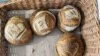 Bread and flour in a small bakery in Budakeszi, Hungary
