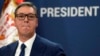 Aleksandar Vučić, predsednik Srbije, tokom pres konferencije u Beogradu 21. avgusta 2022.
