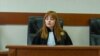 Judecătoarea Ana Cucerescu, la una din ședințele de judecată în dosarul Evgheniei Guțul.
