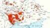 Arealul de răspândire a românilor la est de Nistru (Sursă: BNRM, Chișinău)
