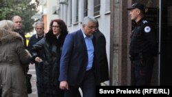 Lideri opozicionog Demokratskog fronta prilikom ulaska u sud, 7.februara 2017. 